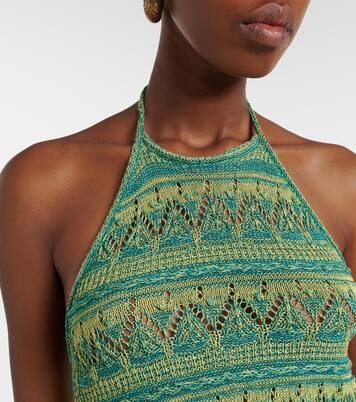 Crochet halterneck cotton top | Etro