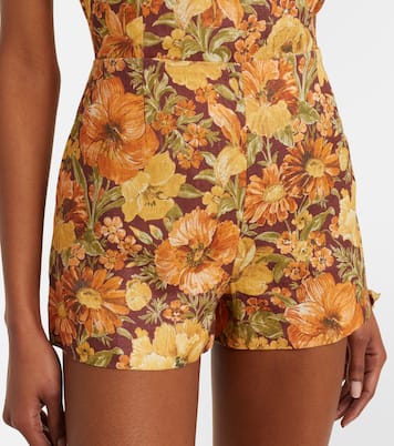 Shorts Lila aus Leinen | Faithfull