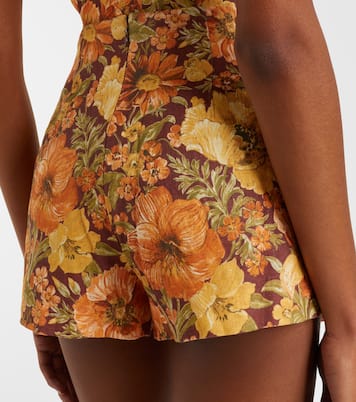 Shorts Lila aus Leinen | Faithfull