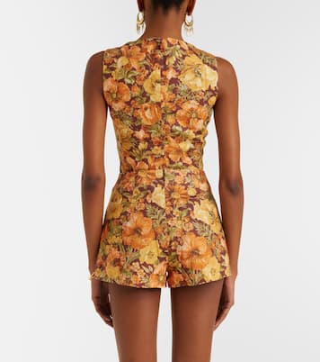 Shorts Lila aus Leinen | Faithfull