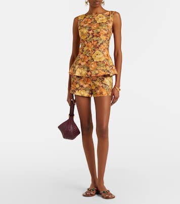 Shorts Lila aus Leinen | Faithfull