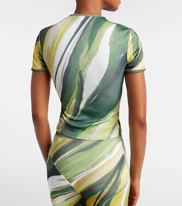 Bedrucktes Top aus Jersey | Christopher Esber