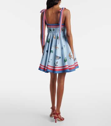 Robe en lin imprimée | Alémais