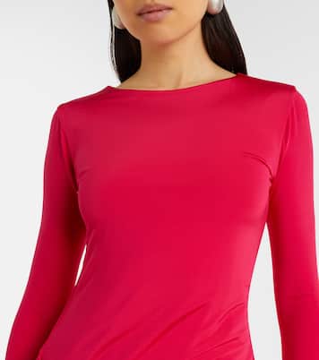 Eres gathered jersey maxi dress | Cala de la Cruz