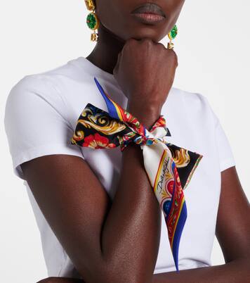 Sciarpa Carretto in twill di seta | Dolce&Gabbana