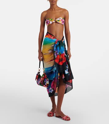 Pareo de algodón floral | Dolce&Gabbana