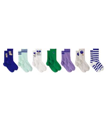 Set de 7 calcetines de mezcla de algodón | Mini Rodini