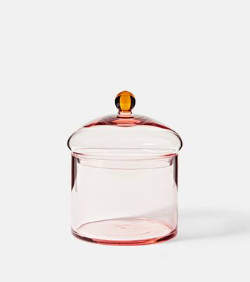 Noam Short glass jar | Akua Objects