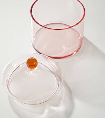 Noam Short glass jar | Akua Objects