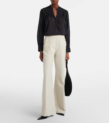 Reed cotton wide-leg pants | Nili Lotan