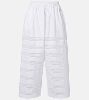 Cotton poplin wide-leg culottes | Alaïa