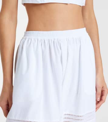 Cotton poplin wide-leg culottes | Alaïa