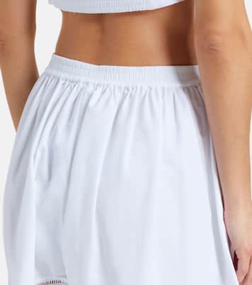 Cotton poplin wide-leg culottes | Alaïa