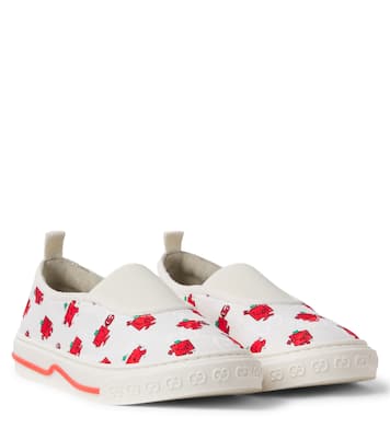 Printed slip-on sneakers | Gucci Kids