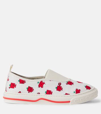 Printed slip-on sneakers | Gucci Kids