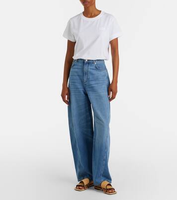 Twisted Ribbon leather-trimmed sandals | Givenchy