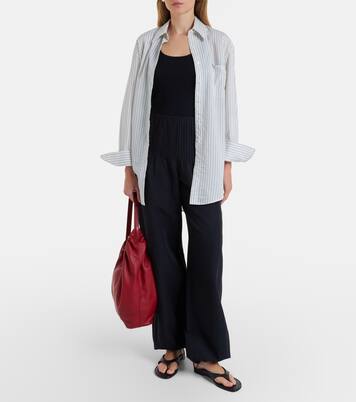 Pantalon ballon en coton et lin | Vince