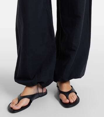 Pantalon ballon en coton et lin | Vince