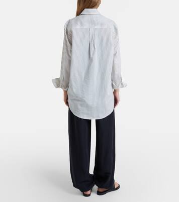 Pantalon ballon en coton et lin | Vince