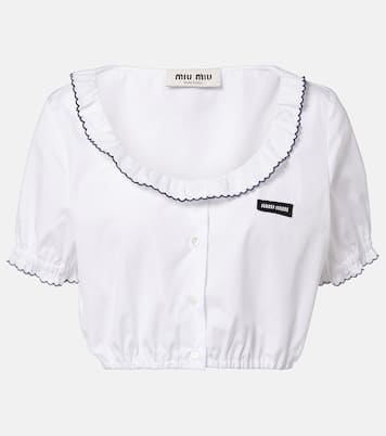 Top court en coton  | Miu Miu