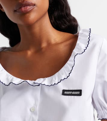 Top court en coton  | Miu Miu
