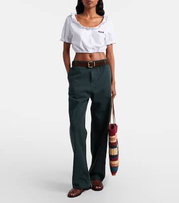 Top court en coton  | Miu Miu