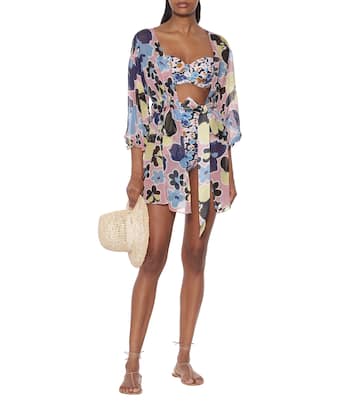 Haut de bikini The Madonna imprimé | Alexandra Miro