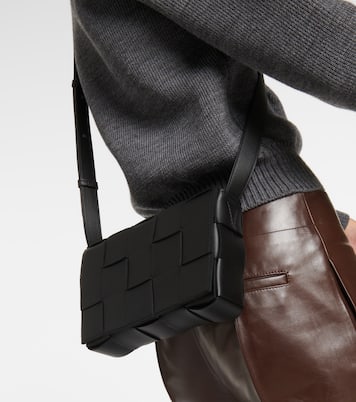 Cassette leather shoulder bag | Bottega Veneta