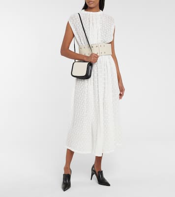 Robe midi en coton mélangé | Jil Sander