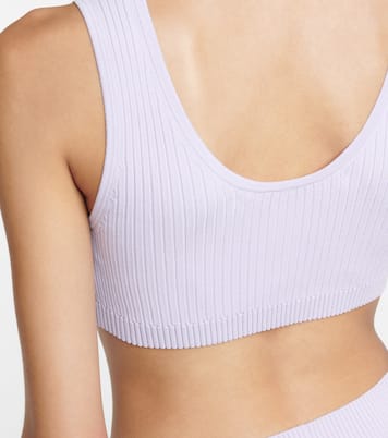 Henley ribbed-knit bralette | Live The Process
