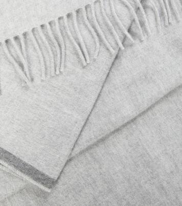 بطانية مربعة الشكل من الكشمير | Brunello Cucinelli