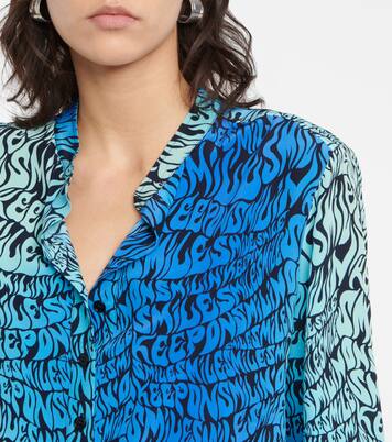 Bedruckte Bluse aus Seide | Stella McCartney