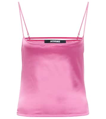 Top Le Haut Tangelo aus Satin | Jacquemus