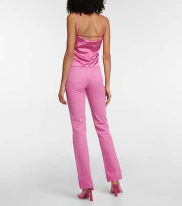 Top Le Haut Tangelo aus Satin | Jacquemus