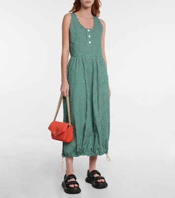 Robe en coton à carreaux | Plan C