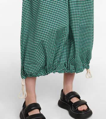 Robe en coton à carreaux | Plan C