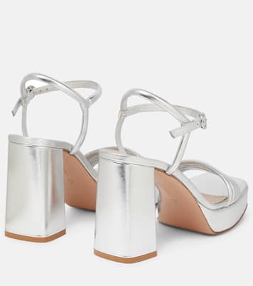 Plateausandalen Lena aus Leder | Gianvito Rossi
