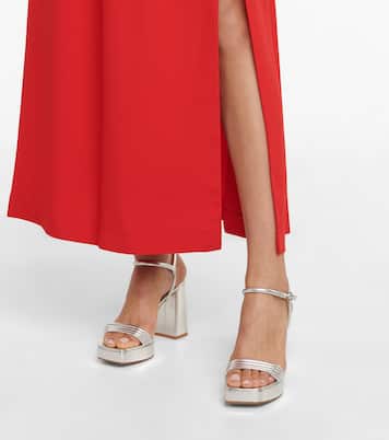 Plateausandalen Lena aus Leder | Gianvito Rossi