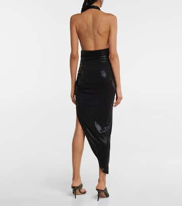 Midikleid aus Lamé | Norma Kamali