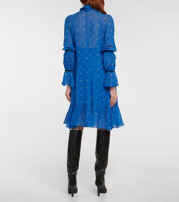 Minikleid Something Blue aus Georgette | Dorothee Schumacher