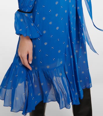 Minikleid Something Blue aus Georgette | Dorothee Schumacher