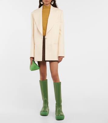 Gia 16 leather knee-high platform boots | Gia Borghini