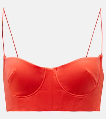 Bralette Hart aus Crêpe | Alex Perry