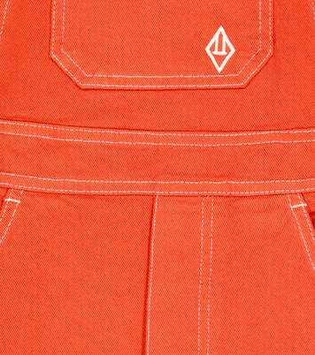 Mule logo denim overalls | The Animals Observatory