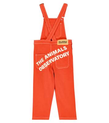 Mule logo denim overalls | The Animals Observatory