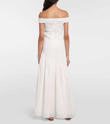 Robe longue Veloso en lin et soie | Gabriela Hearst