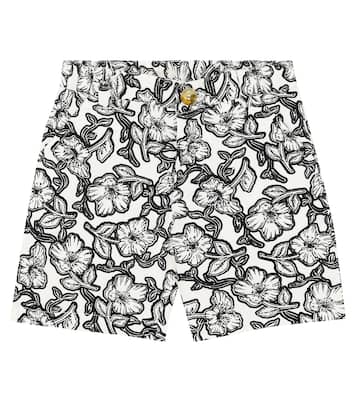 Baby Clovis floral cotton shorts | Bonpoint