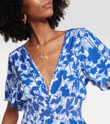 Robe midi Tuscany à fleurs | Heidi Klein