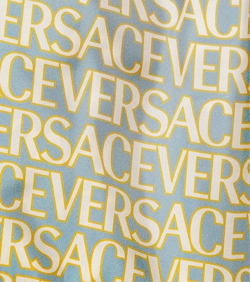 Shorts aus Seiden-Twill | Versace Kids