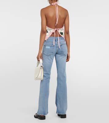 Top Argyle aus Baumwolle | Ganni